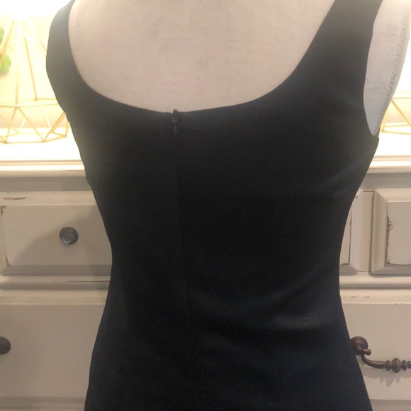 Alex Evenings Formal Elegant Black with slit Maxi Dress - Picture 6 of 7